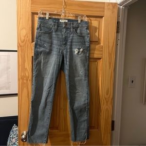 Madewell straight leg jeans